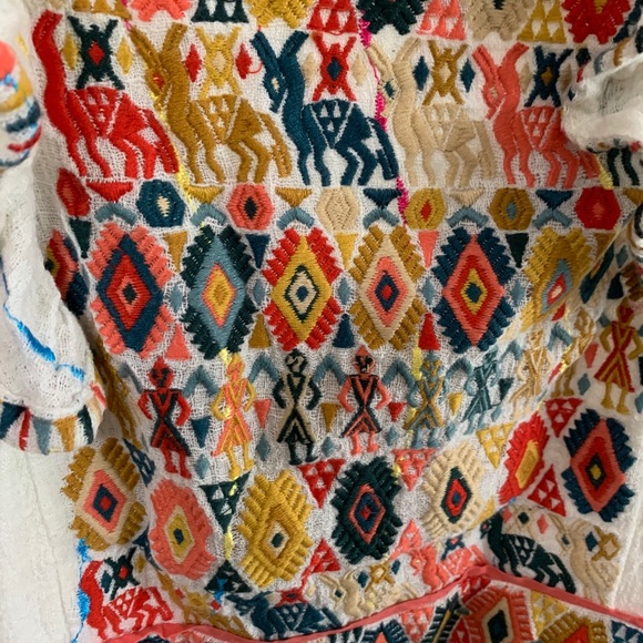 Embroidered Spanish Inspired Dress - Picture 3 of 4